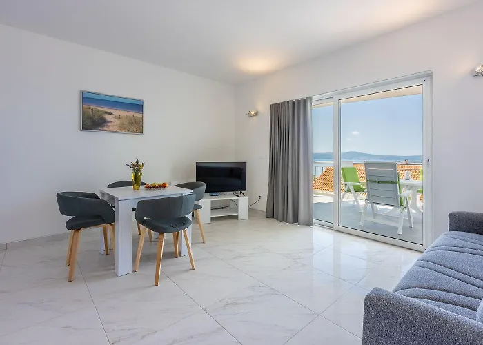 Appartement Lichtdurchflutetes Mit Grillbereich, Meerblick, Waschmaschine *